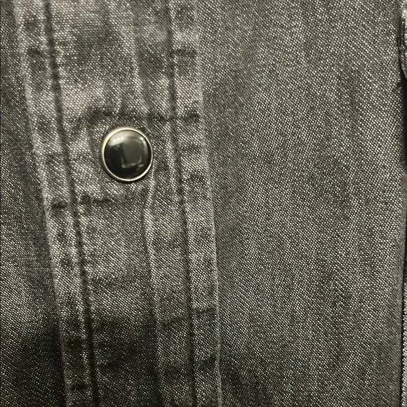 Men's XXL Resistol Black Pearl Snap - Picture 3 of 4